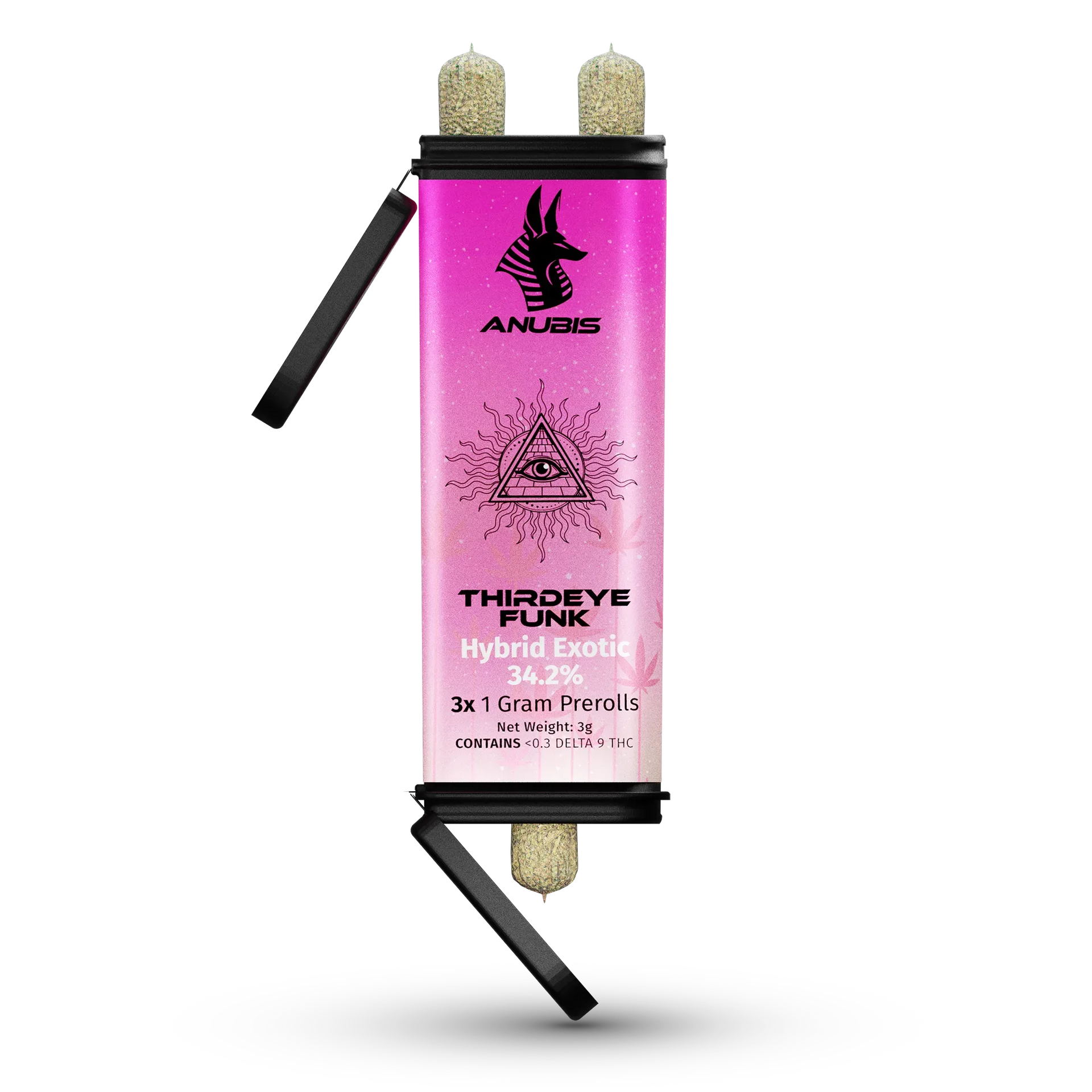 Anubis Third Eye Funk - Hybrid - 1 Gram 3X Pre-rolls
