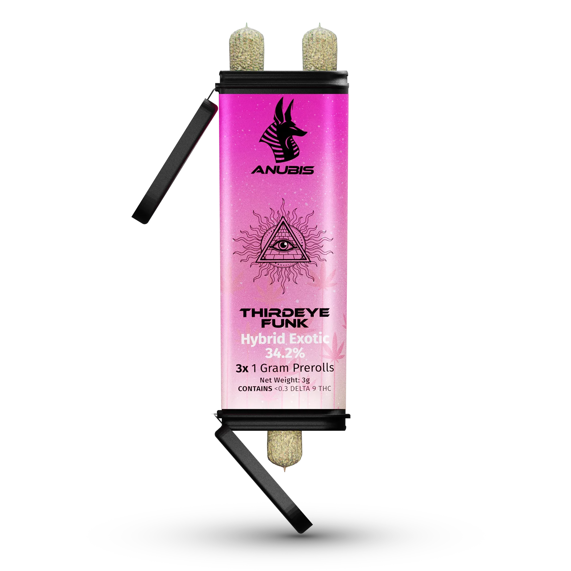Anubis Third Eye Funk - Hybrid - 1 Gram 3X Pre-rolls - THCA
